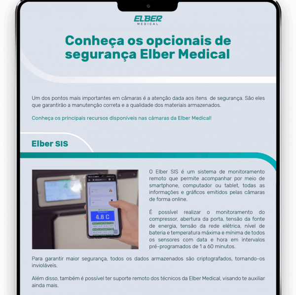 Infográfico - Opcionais de segurança Elber Medical!